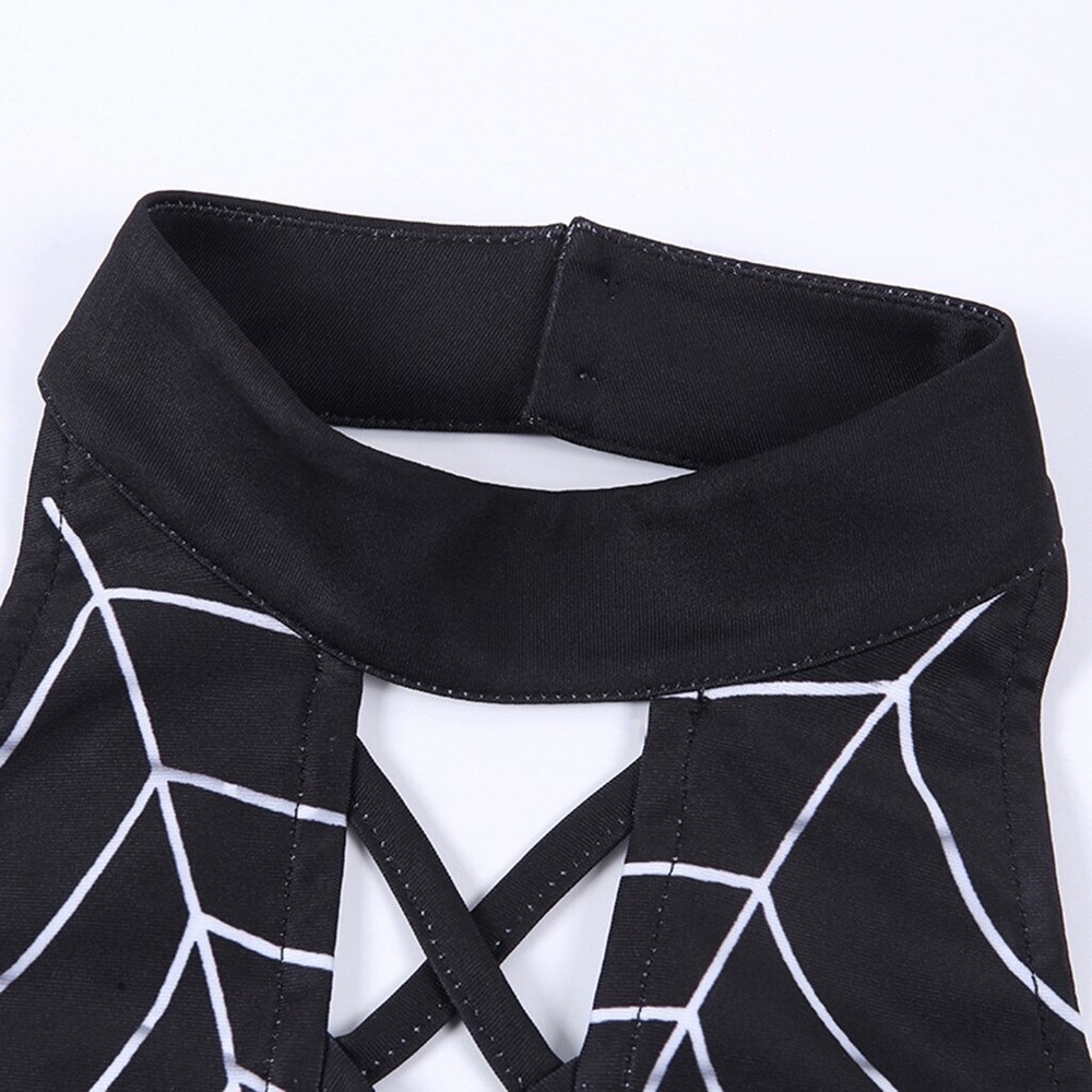 Black Widow Fit And Flare Mini Dress - Picture 8 of 8